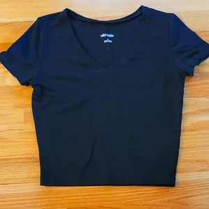Black Crop Top
